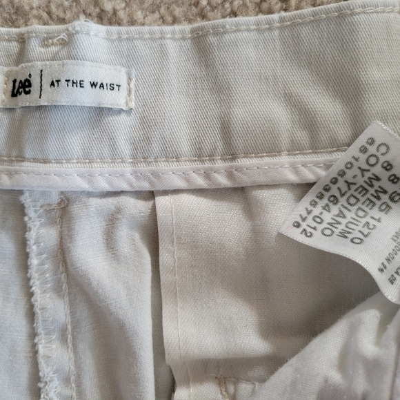 Lee Relaxed Fit Khaki At the Waist Pants Womens 8m - Picture 3 of 4